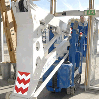 Tsatsis und Wucherpfenning - Leistungen - Arbeitsb&uuml;hnenvermietung - Kettenarbeitsb&uuml;hne Leo 15m